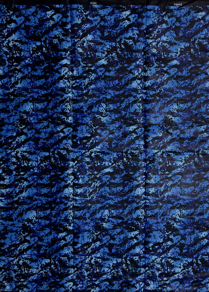 African Print Fabric, Ankara -Blue Fabric