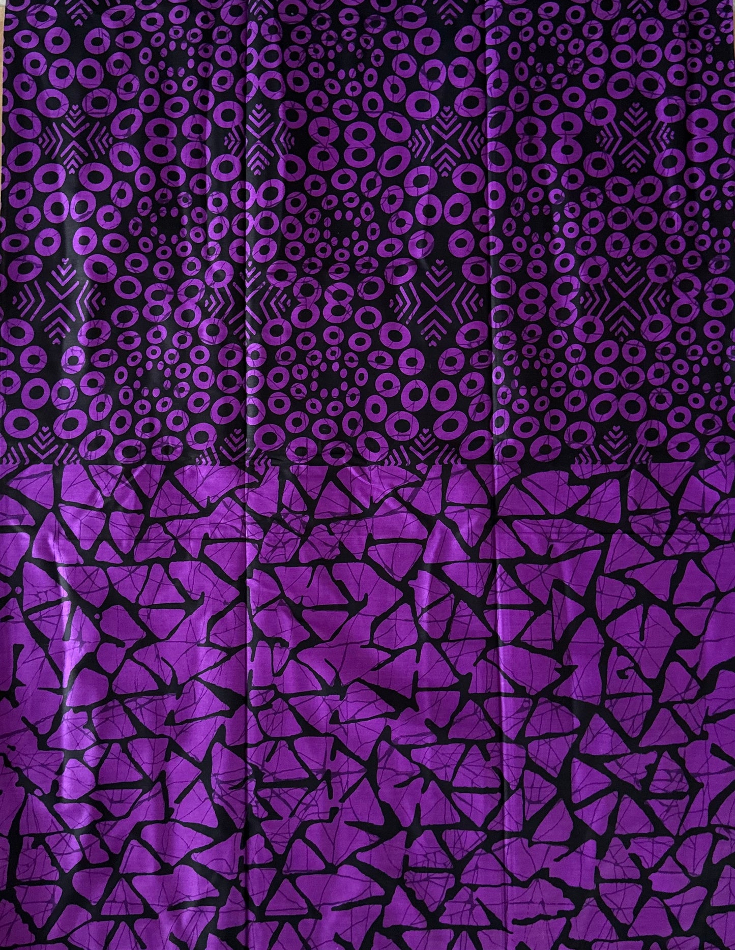 African Print Fabric, Ankara -Purple Fabric