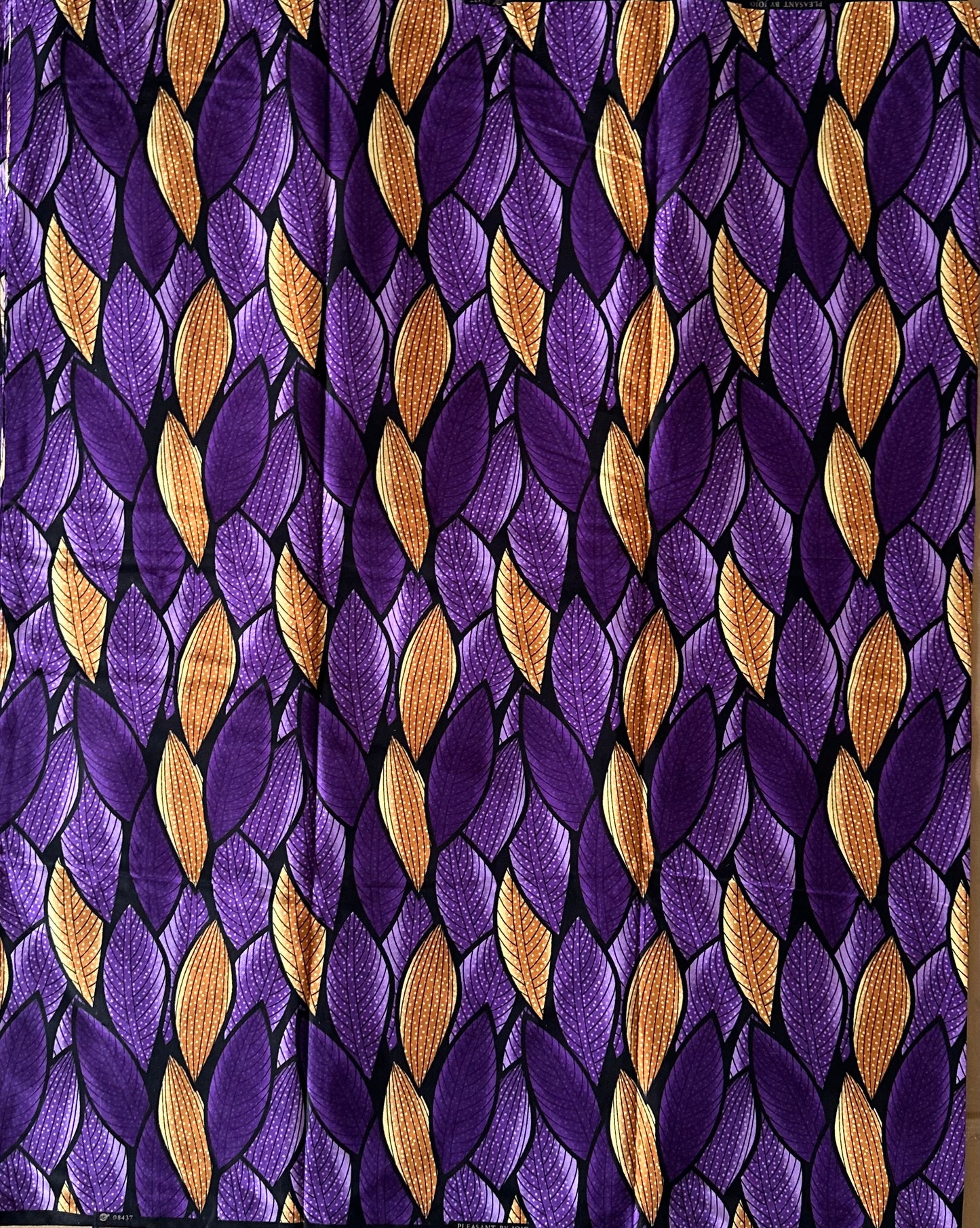 African Print Fabric, Ankara - Purple Fabric