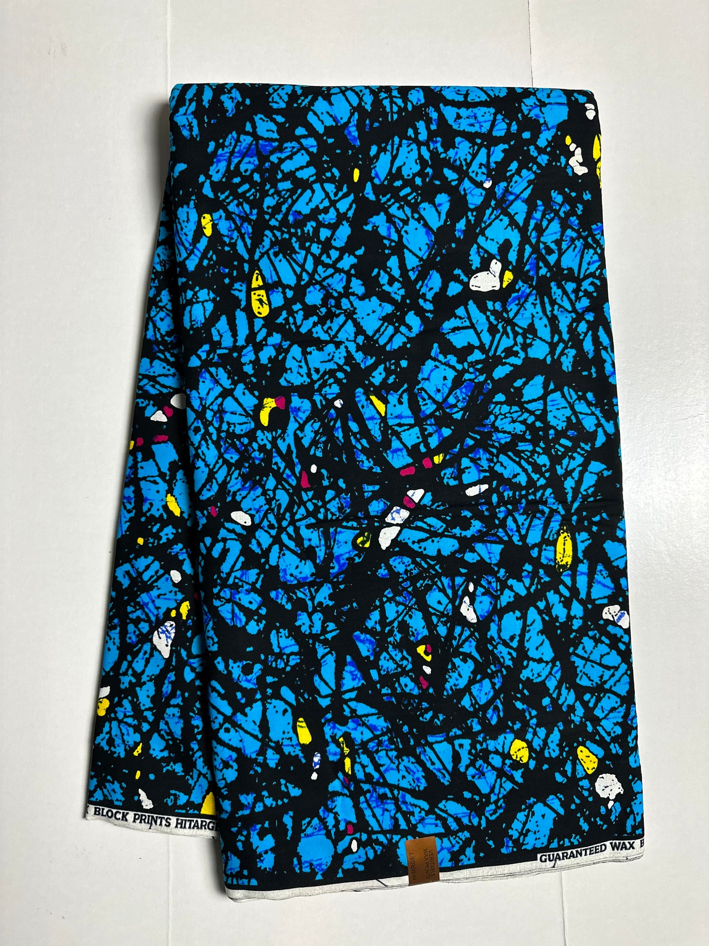 African Print Fabric, Ankara - Blue Fabric