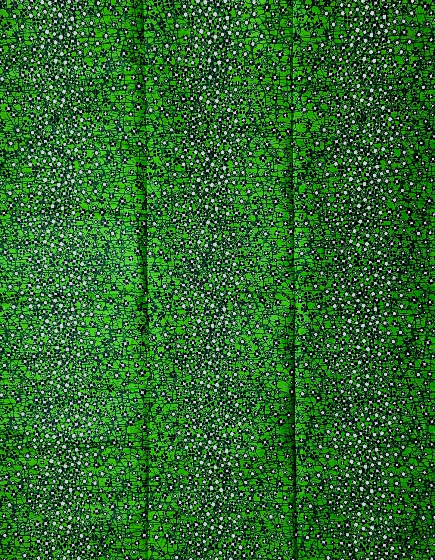African Print Fabric, Ankara - Green Fabric