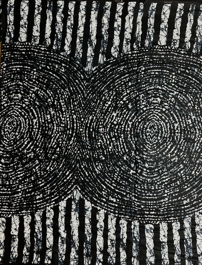African Print Fabric, Ankara - Monochrome Fabric