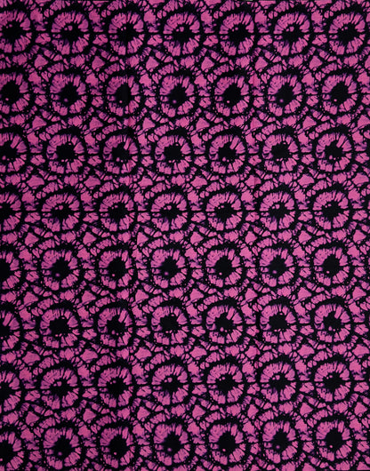 African Print Fabric, Ankara - Pink Fabric