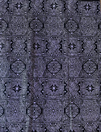 African Print Fabric, Ankara - Purple Fabric