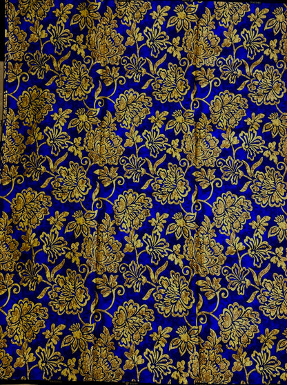 African Print Fabric, Ankara - Blue Fabric