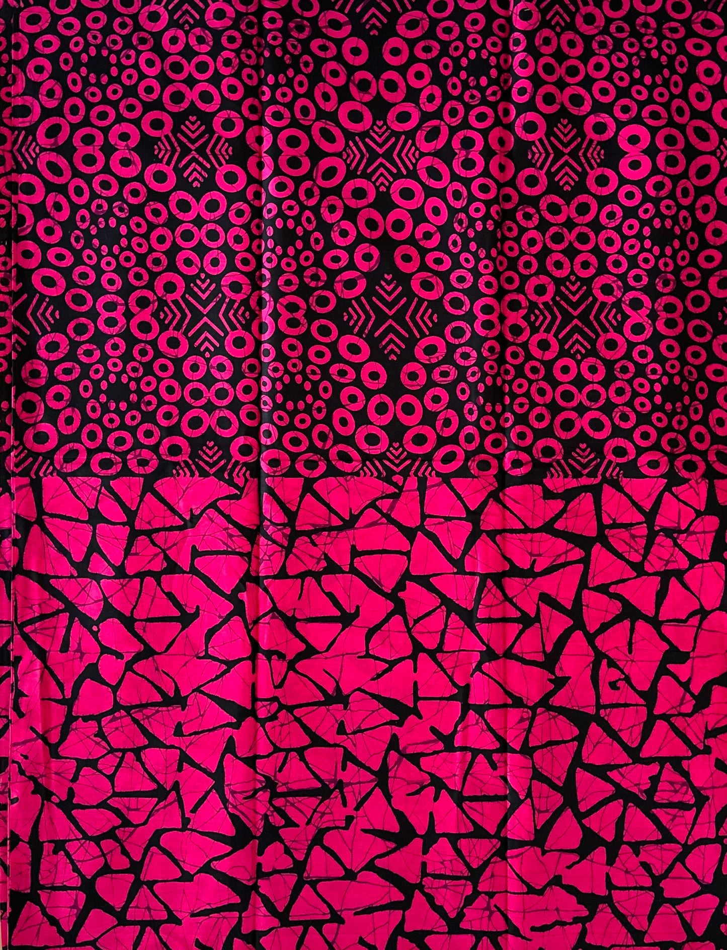 African Print Fabric, Ankara - Pink Fabric