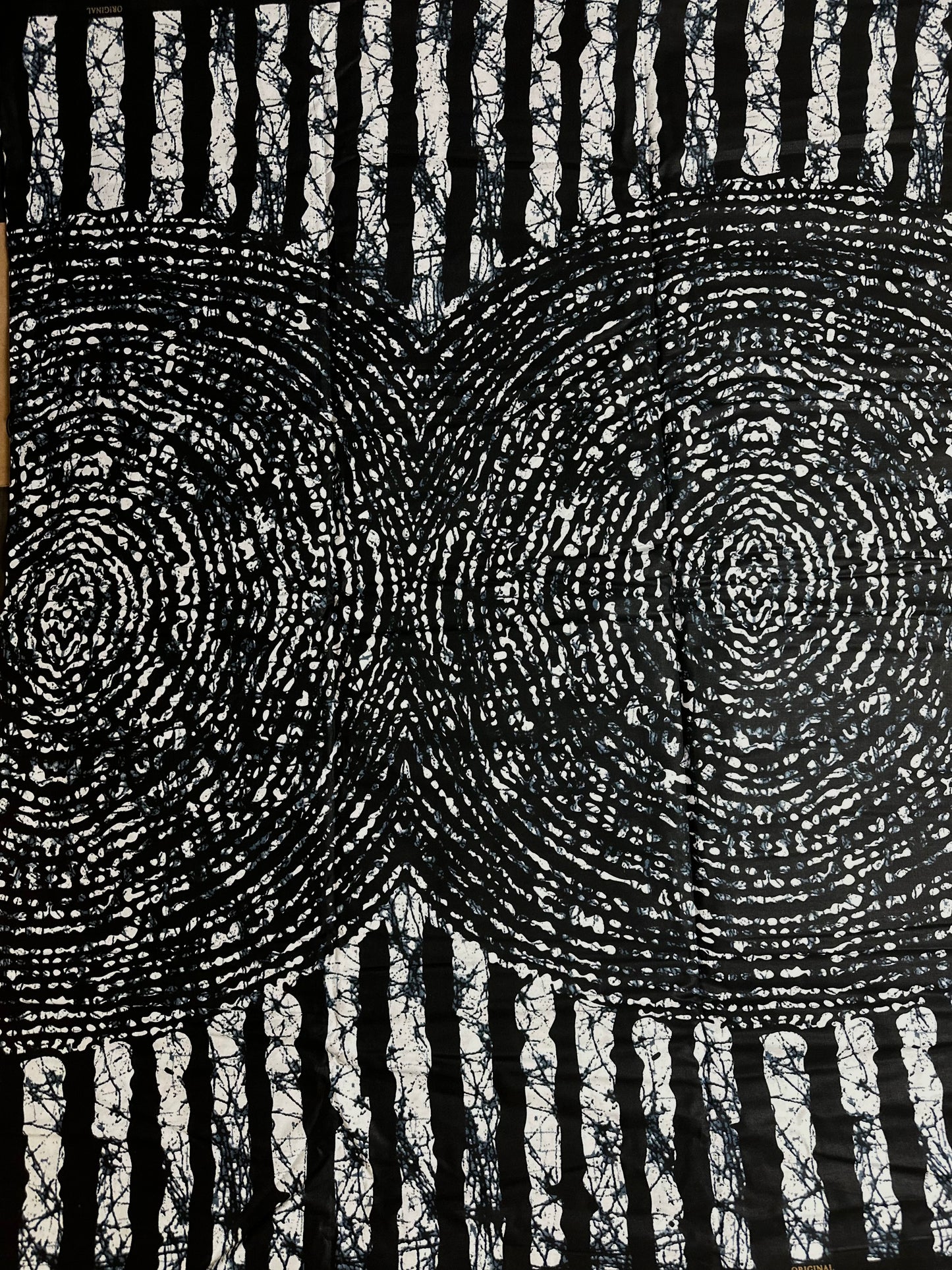 African Print Fabric, Ankara - Monochrome Fabric