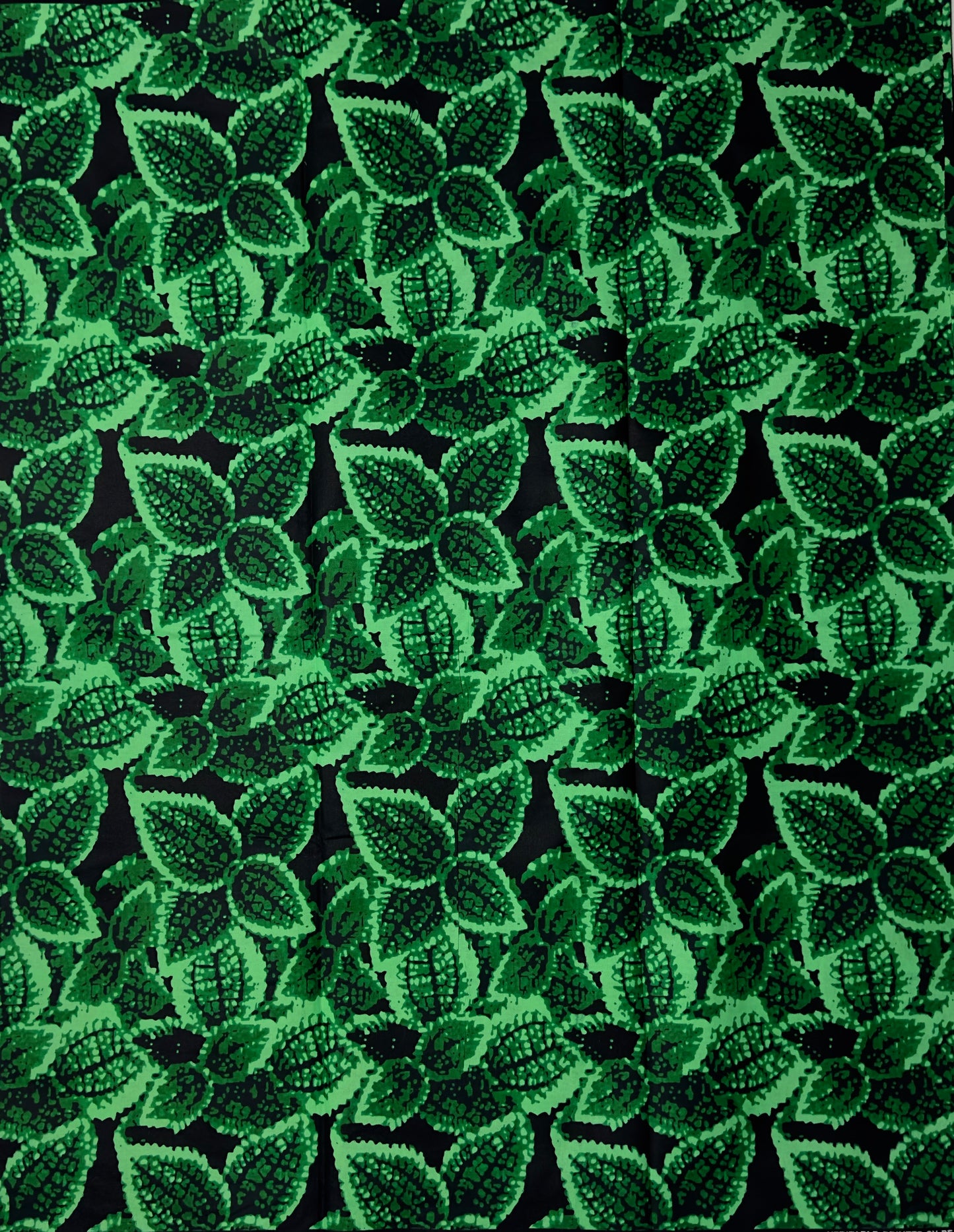 African Print Fabric, Ankara - Green Fabric