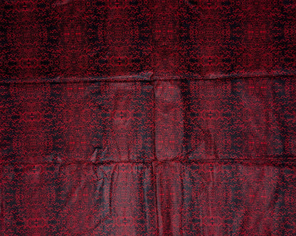 African Print Fabric, Ankara - Red Fabric