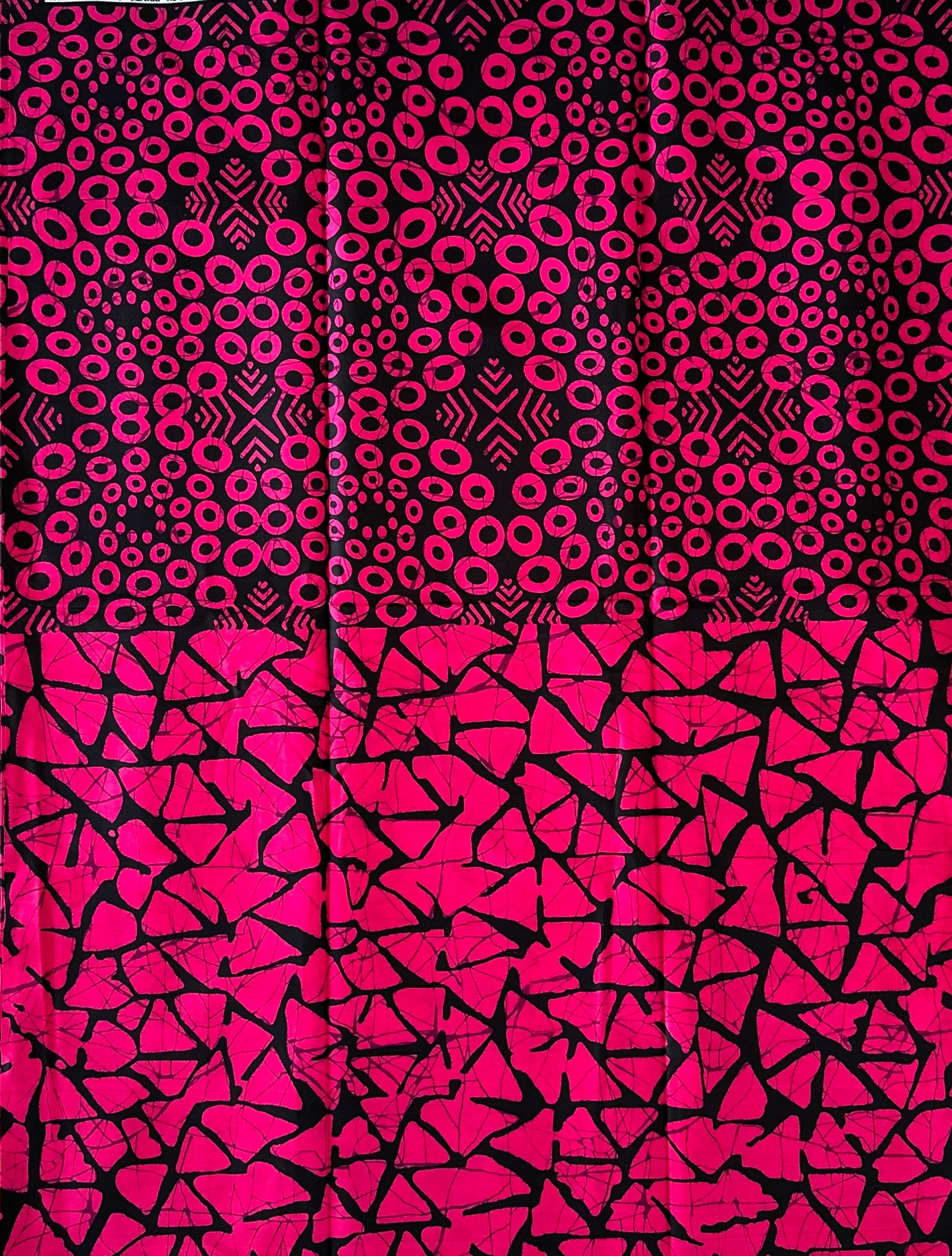 African Print Fabric, Ankara - Pink Fabric