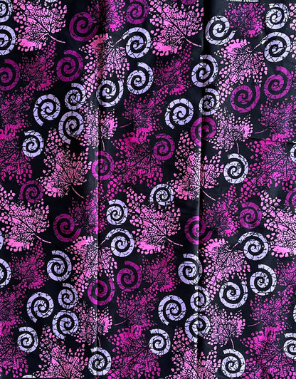 African Print Fabric, Ankara - Purple Fabric