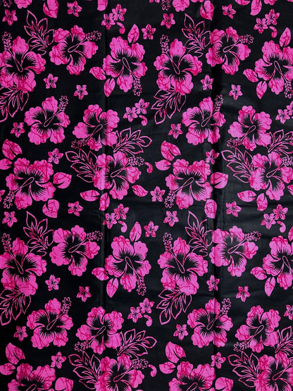 African Print Fabric, Ankara - Pink Fabric