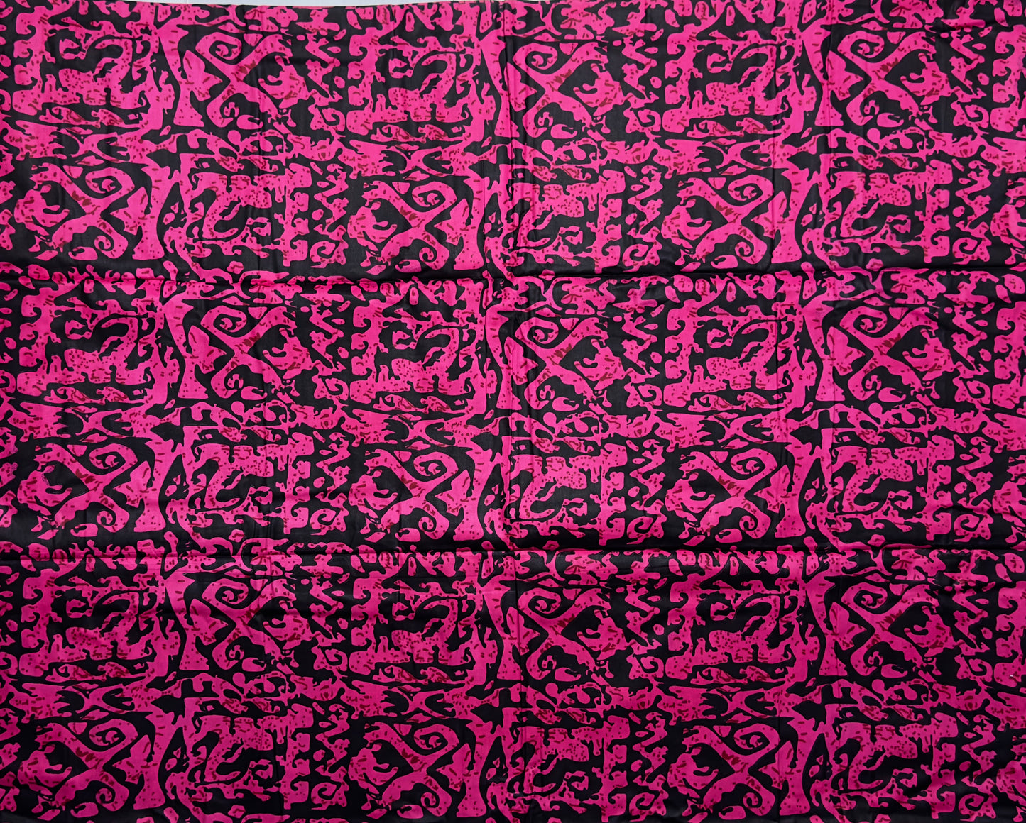 African Print Fabric, Ankara - Pink Fabric