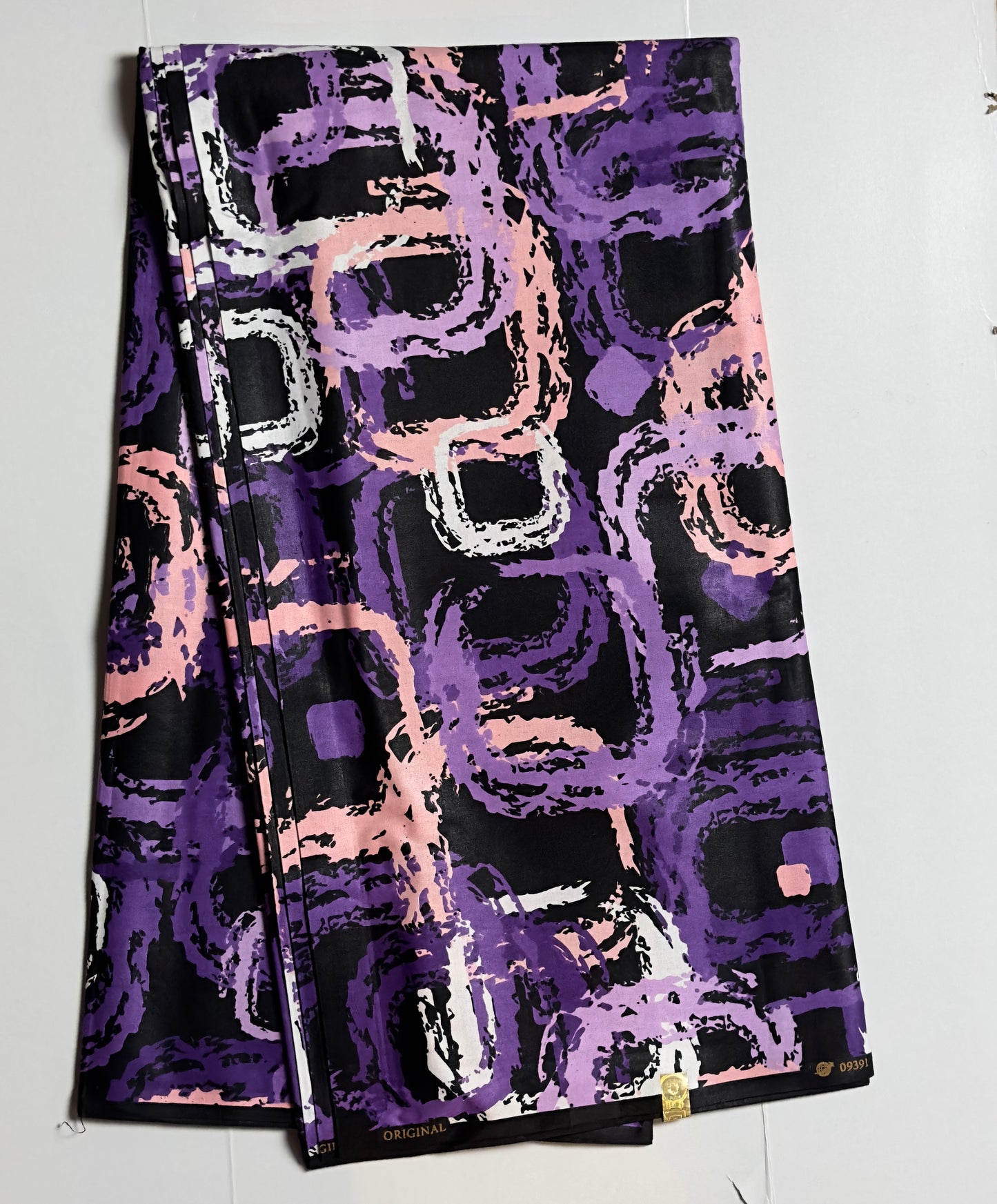 African Print Fabric, Ankara - Purple Fabric