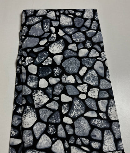 African Print Fabric, Ankara - Grey Fabric