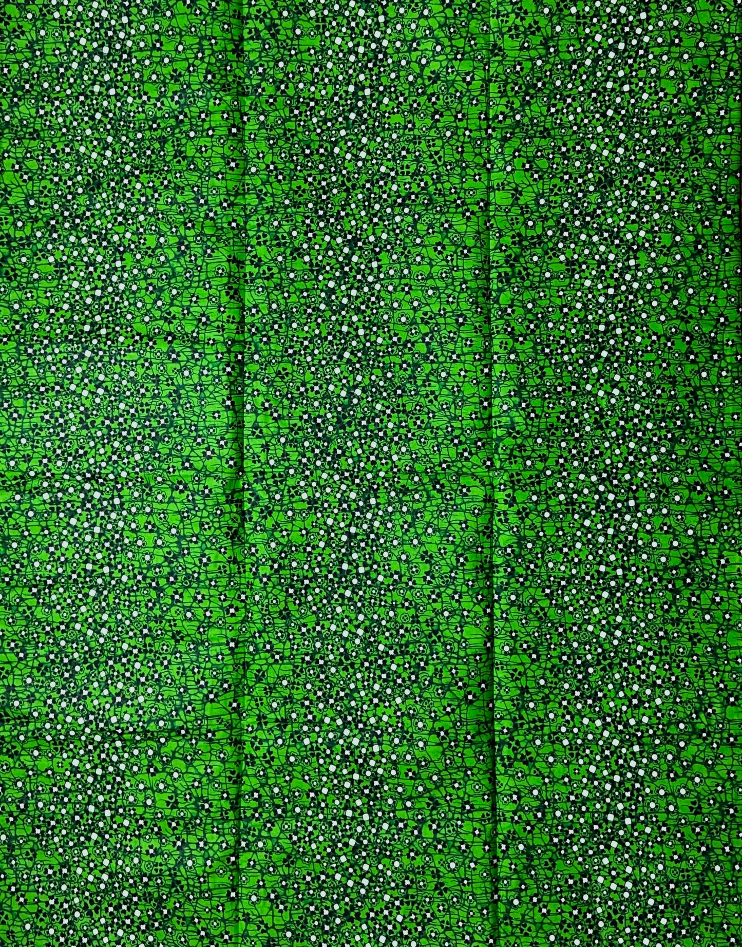 African Print Fabric, Ankara - Green Fabric