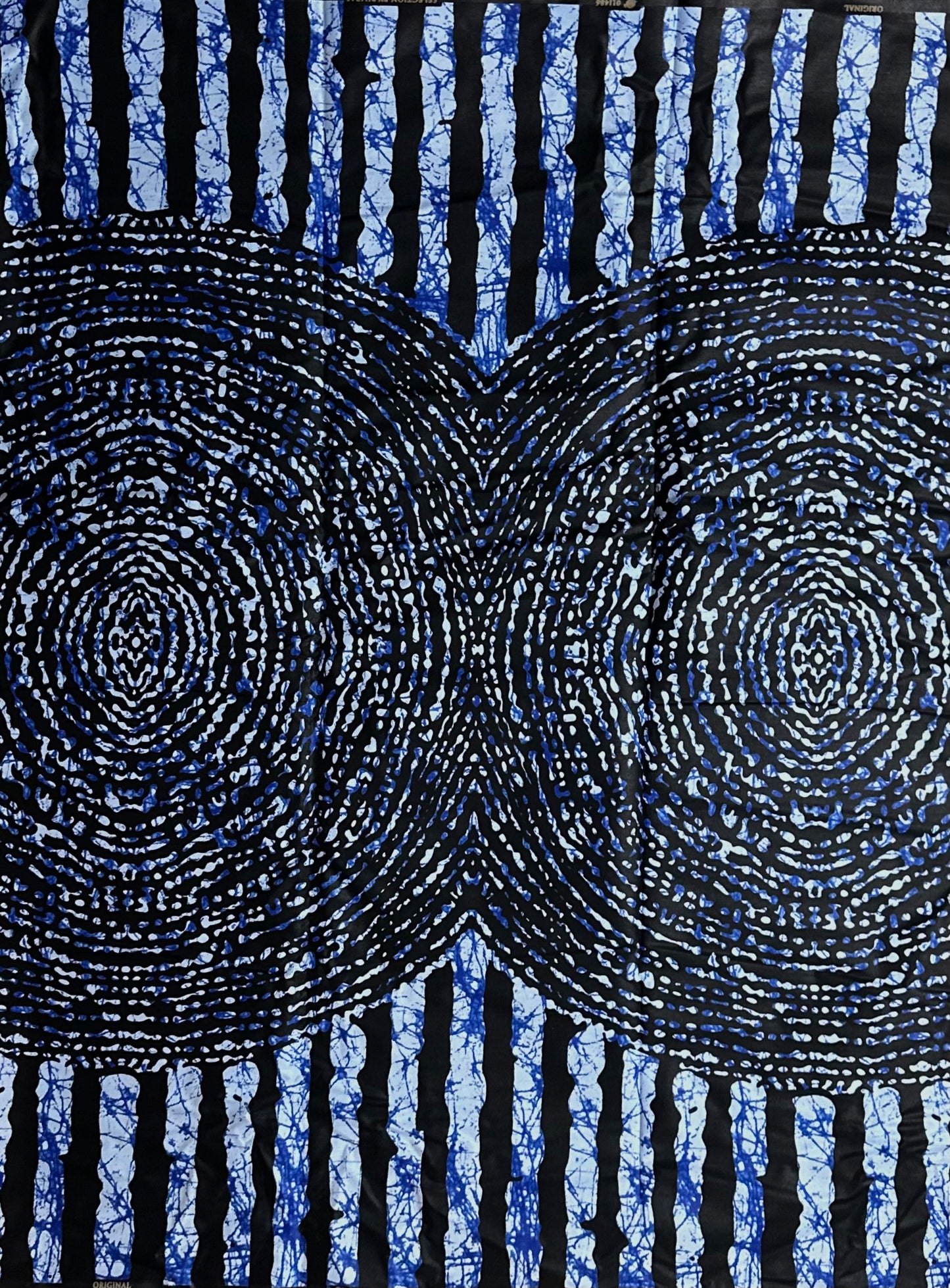 African Print Fabric, Ankara - Blue Fabric