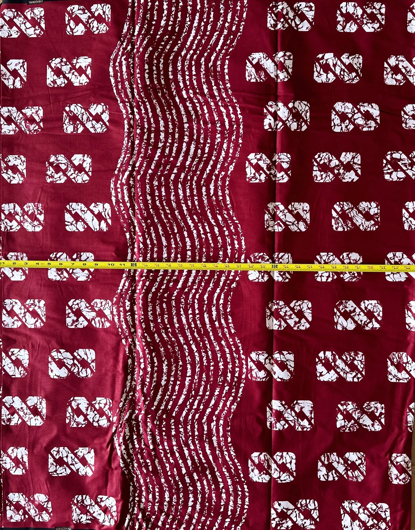 African Print Fabric, Ankara - Red Fabric