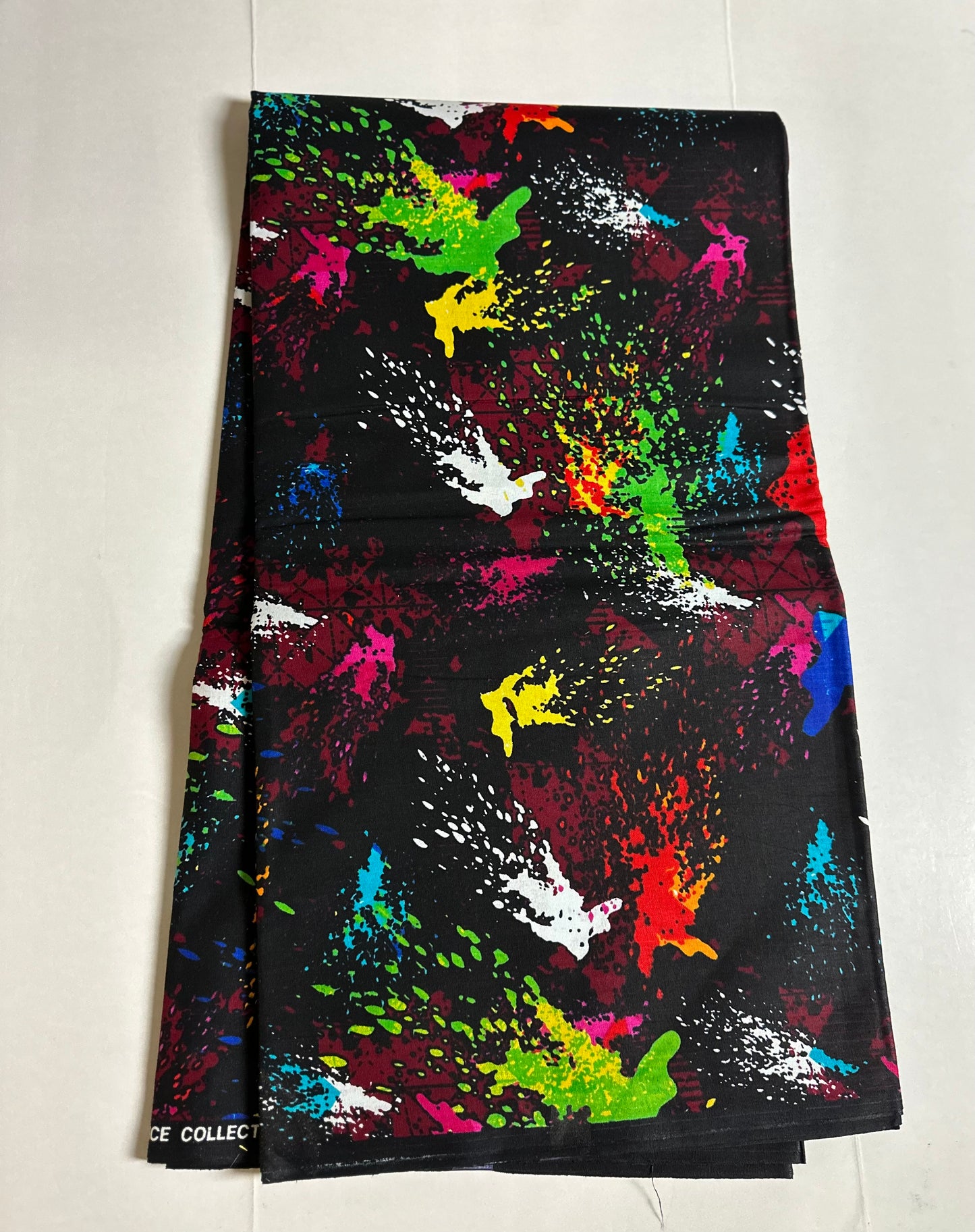 African Print Fabric, Ankara - Black Fabric
