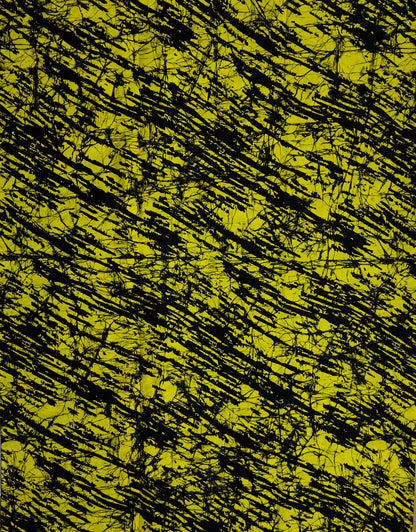 African Print Fabric, Ankara - Yellow Fabric