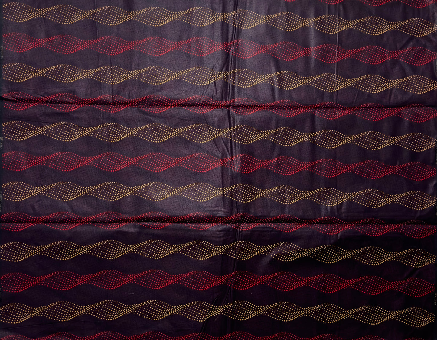 African Print Fabric, Red, Marigold Ankara Fabric