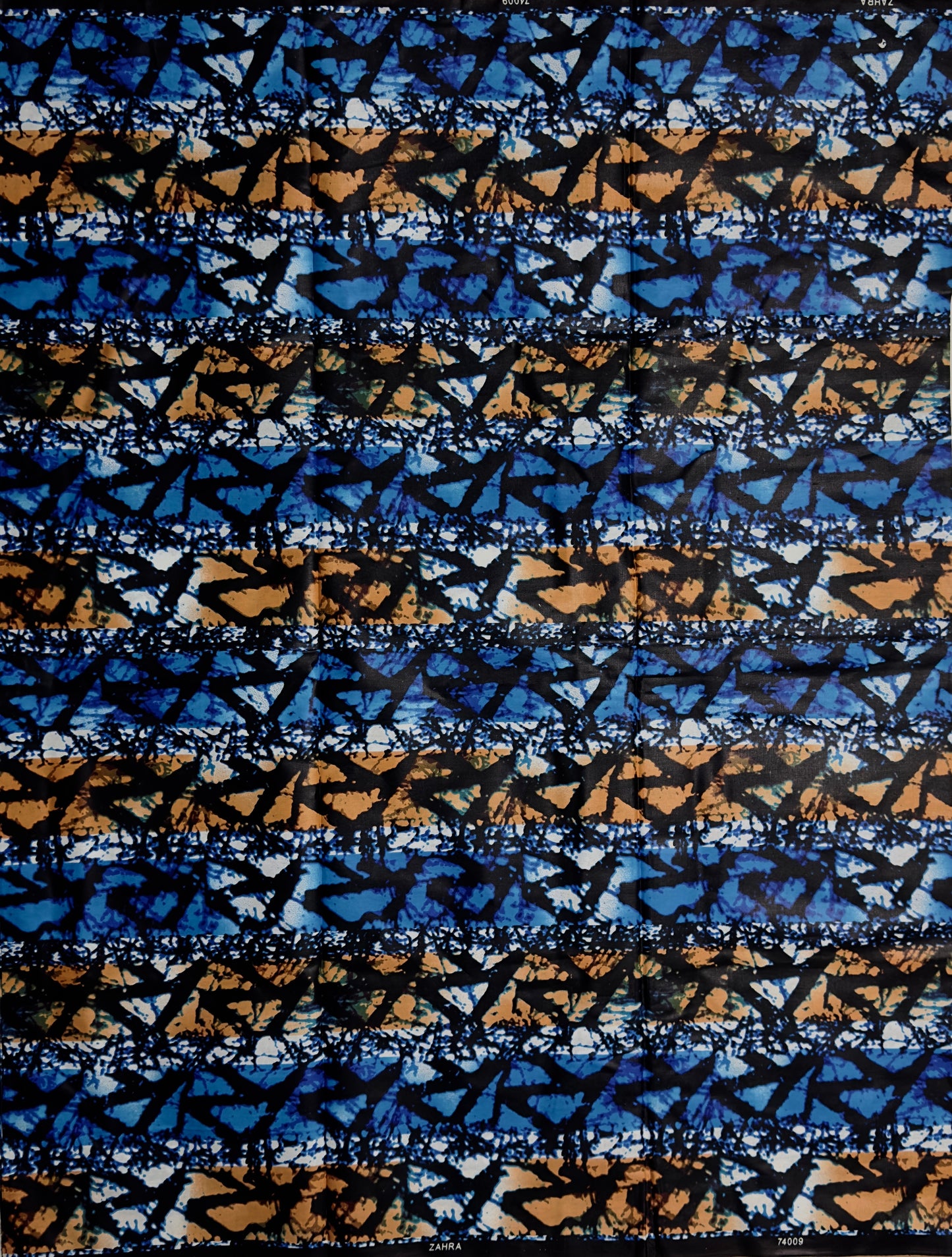 African Print Fabric, Ankara -Blue Fabric