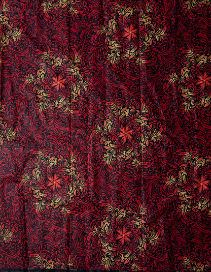 African Print Fabric, Ankara - Red Fabric