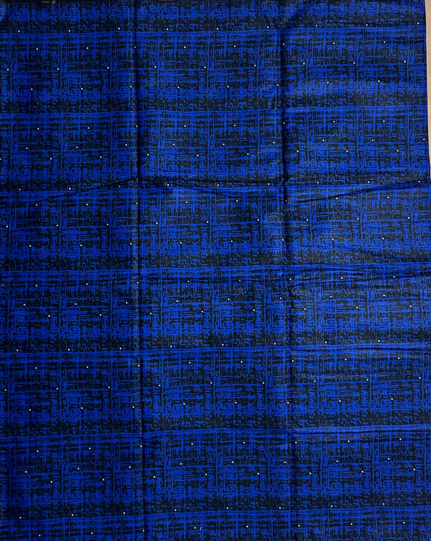 African Print Fabric, Ankara - Blue Fabric