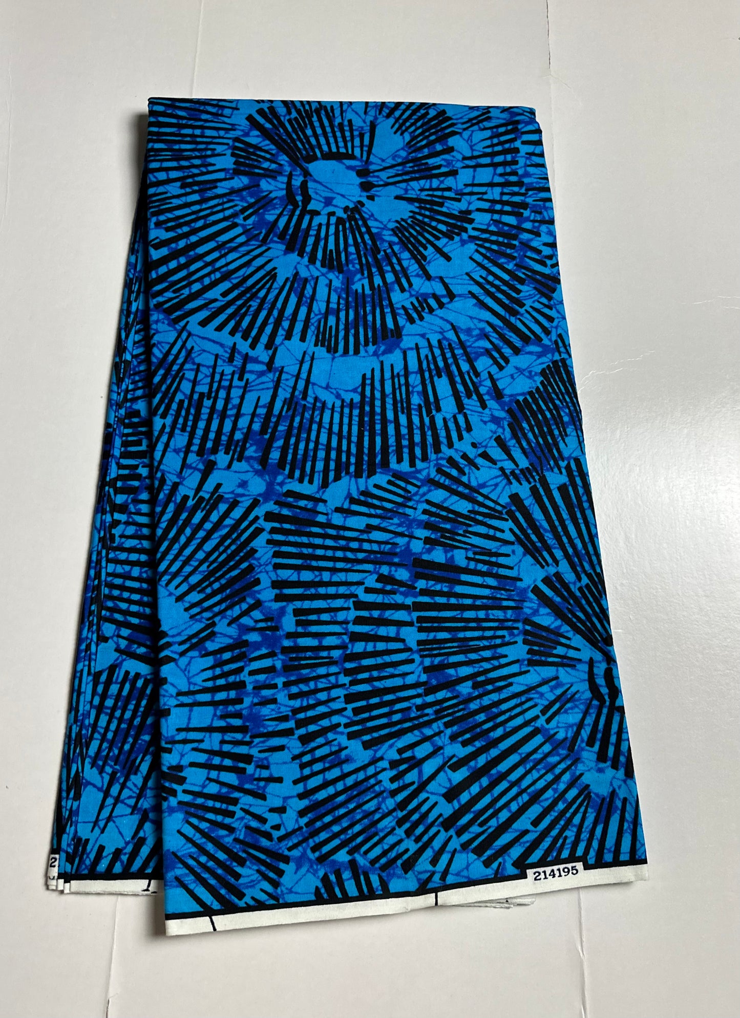 African Print Fabric, Ankara - Blue Fabric