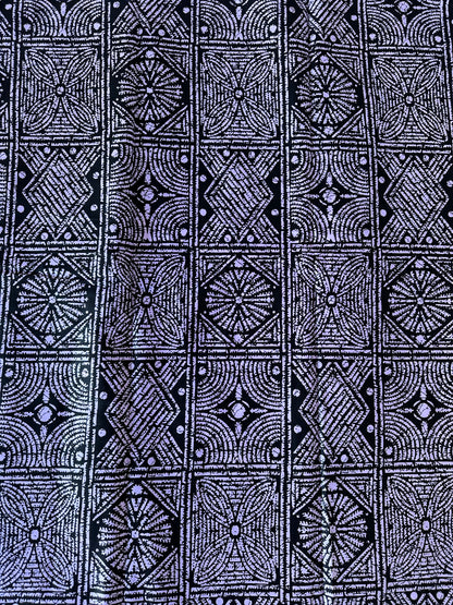 African Print Fabric, Ankara - Purple Fabric