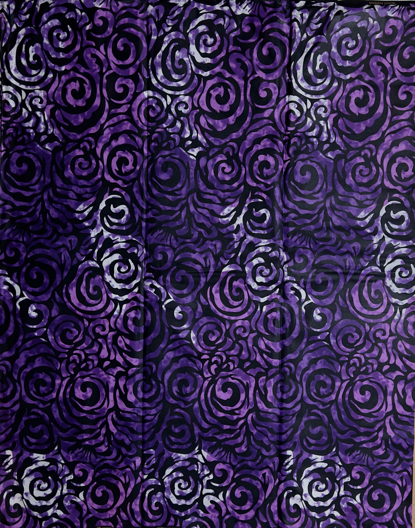 African Print Fabric, Ankara - Purple Fabric