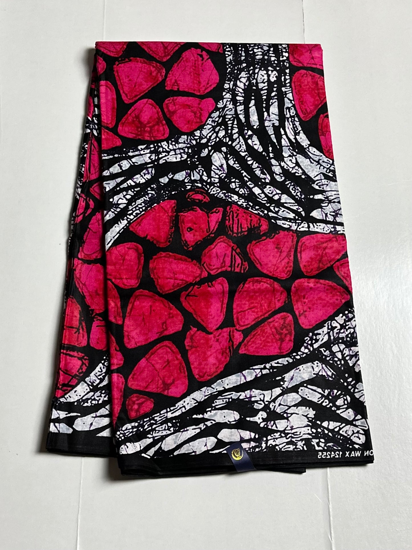 African Print Fabric, Ankara - Pink Fabric