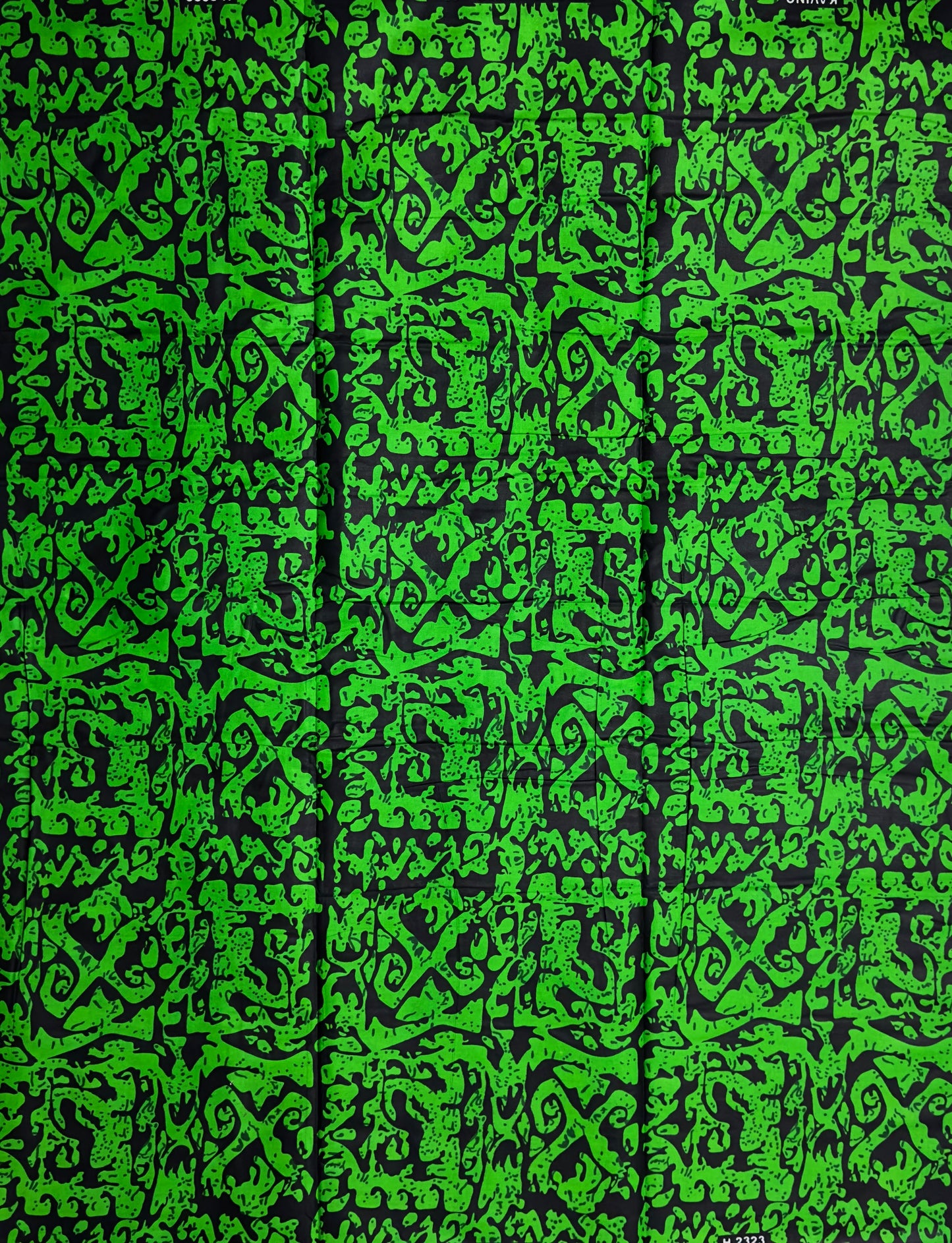 African Print Fabric, Ankara - Green Fabric
