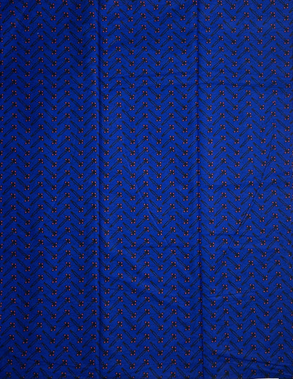 African Print Fabric, Ankara - Blue Fabric