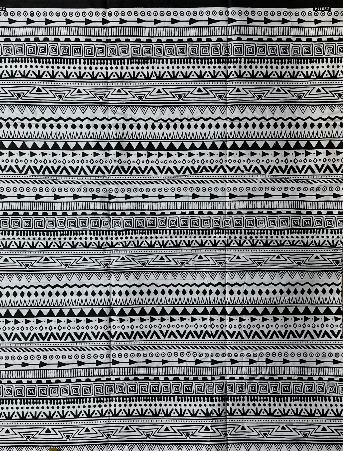 African Print Fabric, Ankara Fabric, Monochrome Fabric