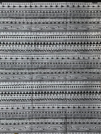 African Print Fabric, Ankara Fabric, Monochrome Fabric