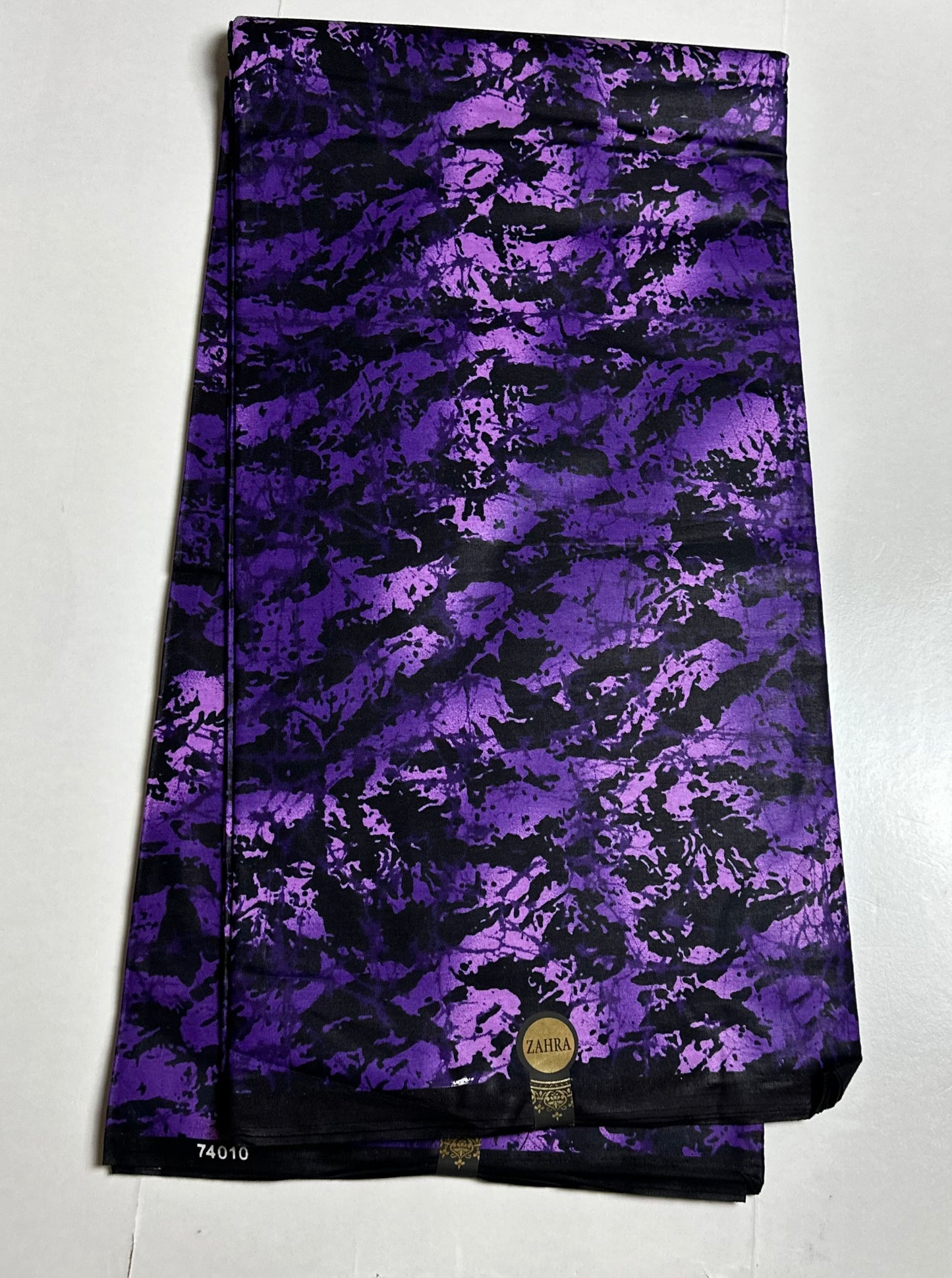 African Print Fabric, Ankara - Purple Fabric
