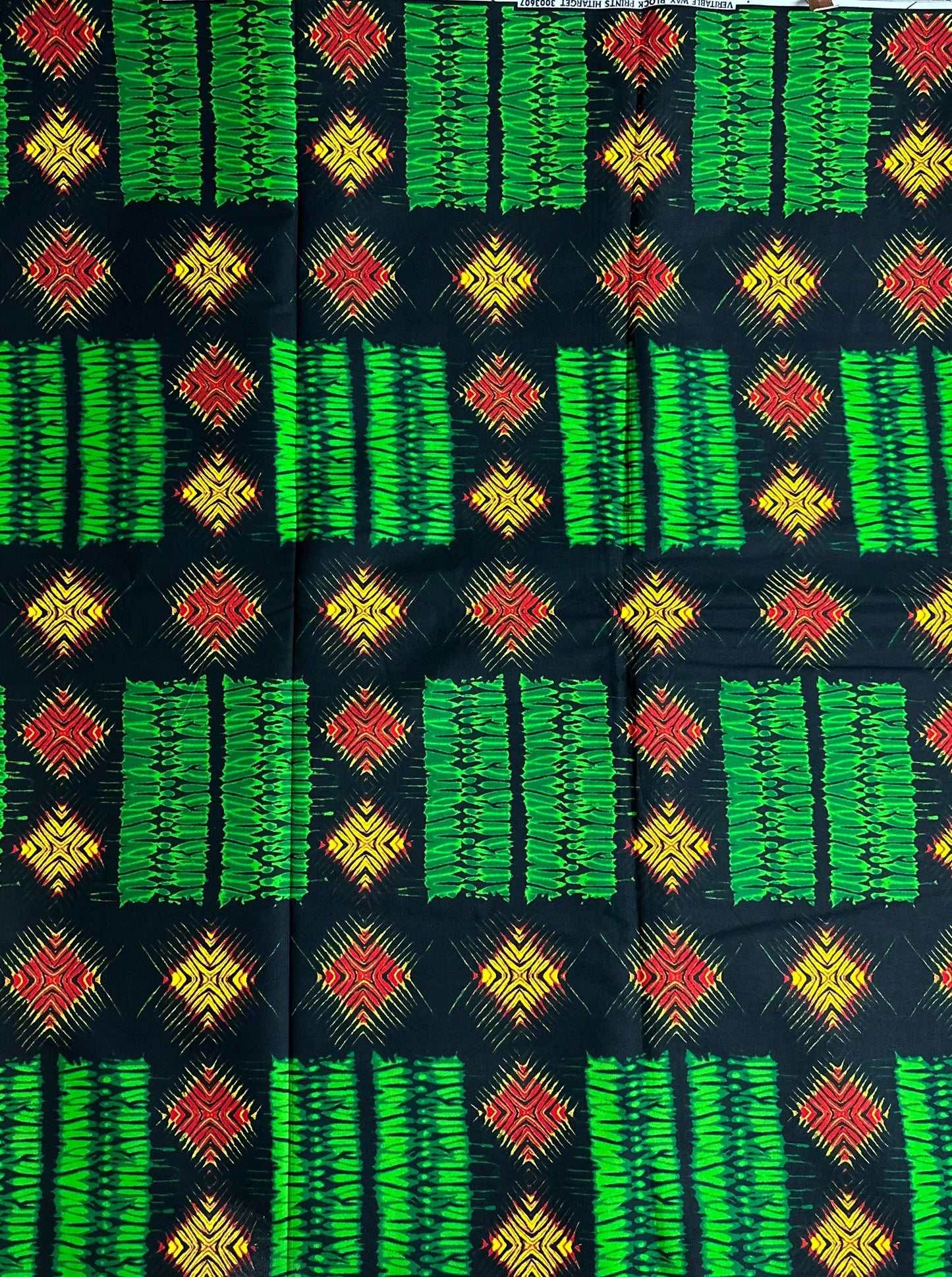 African Print Fabric, Ankara Fabric - Green Fabric