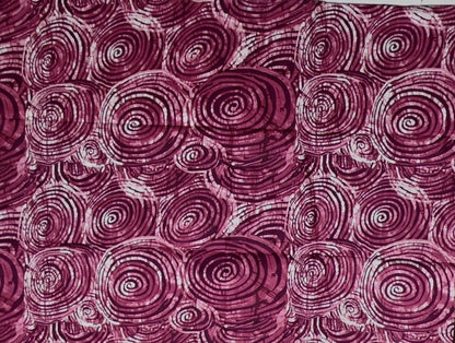 African Print Fabric, Ankara - Pink Fabric