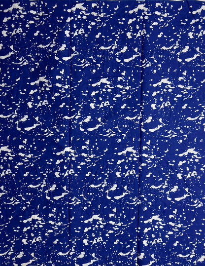 African Print Fabric, Ankara - Blue Fabric