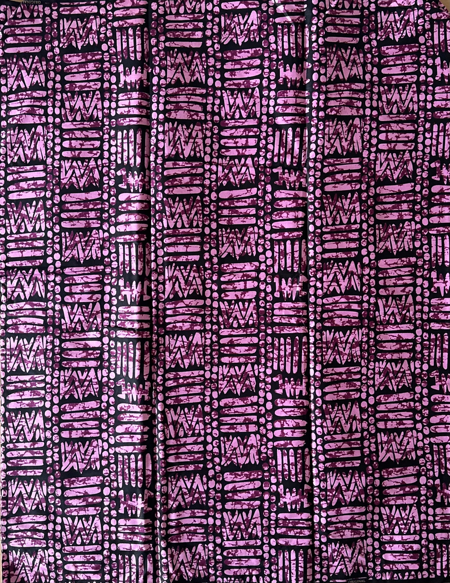 African Print Fabric, Ankara - Purple Fabric