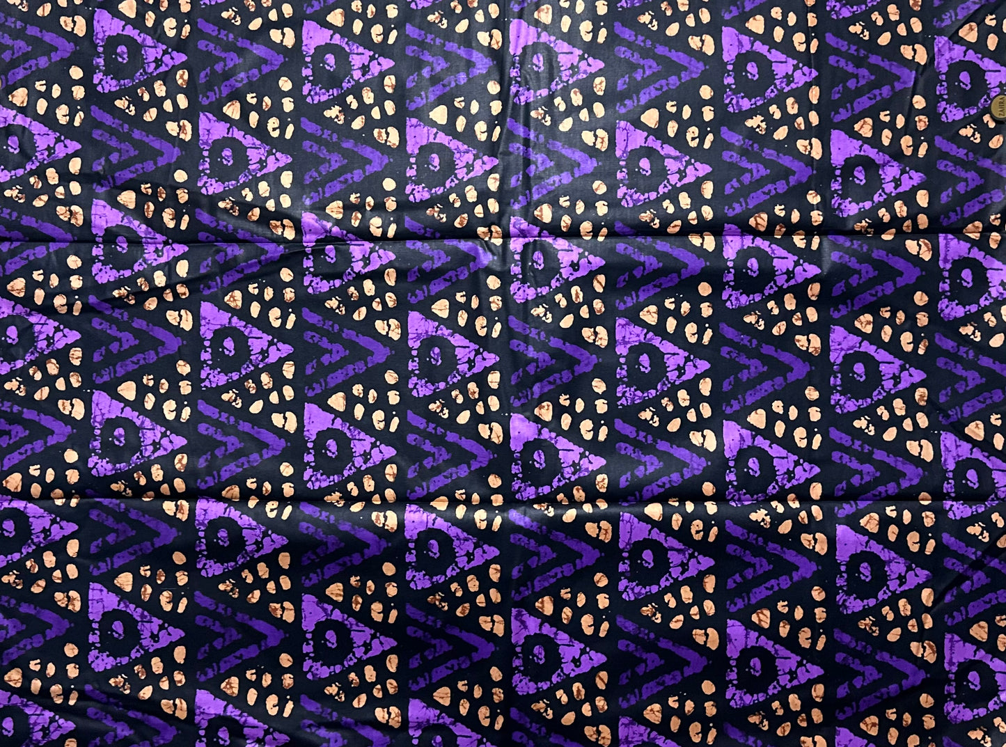 African Print Fabric, Ankara -Purple Fabric