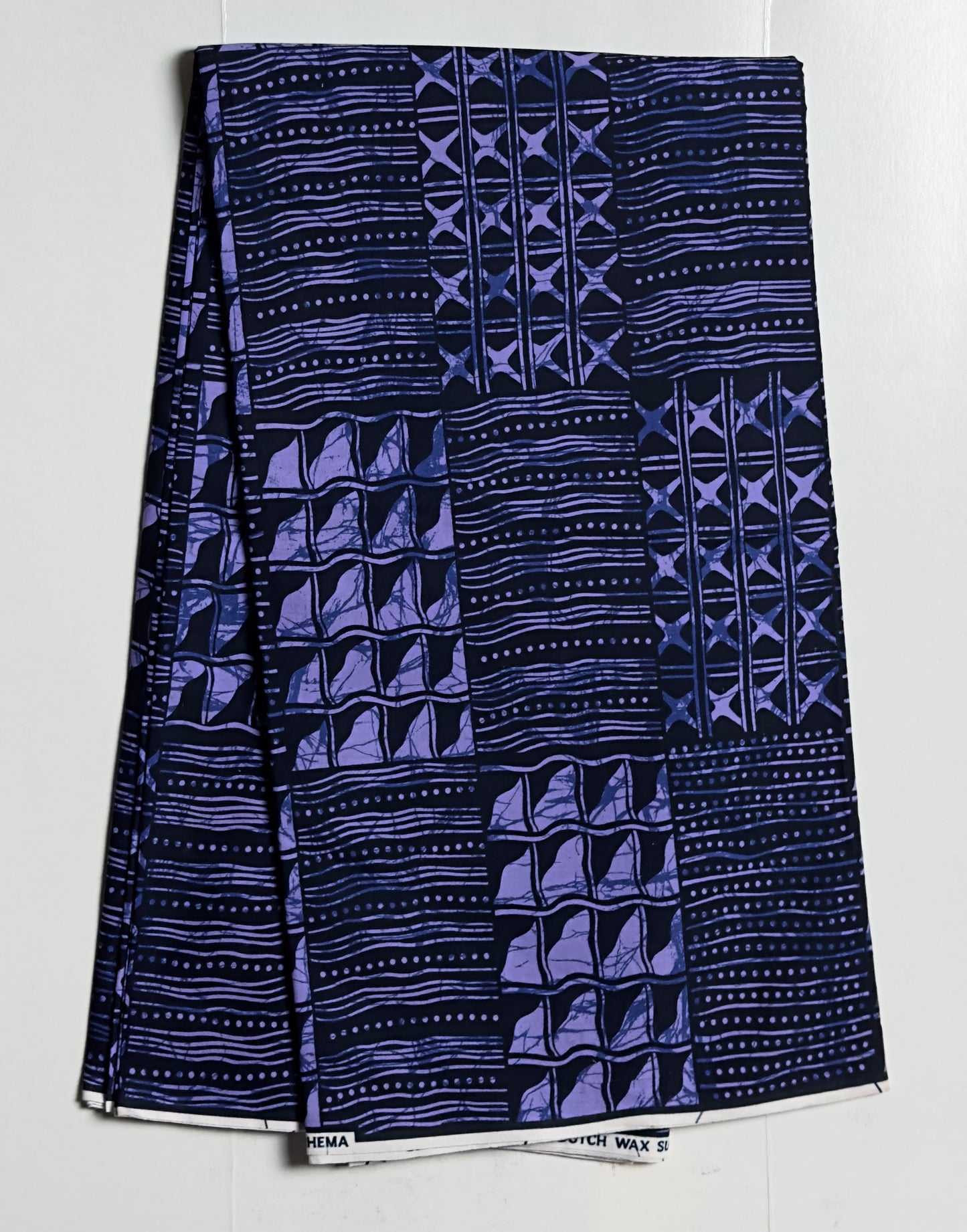 African Print Fabric - Purple Ankara Fabric