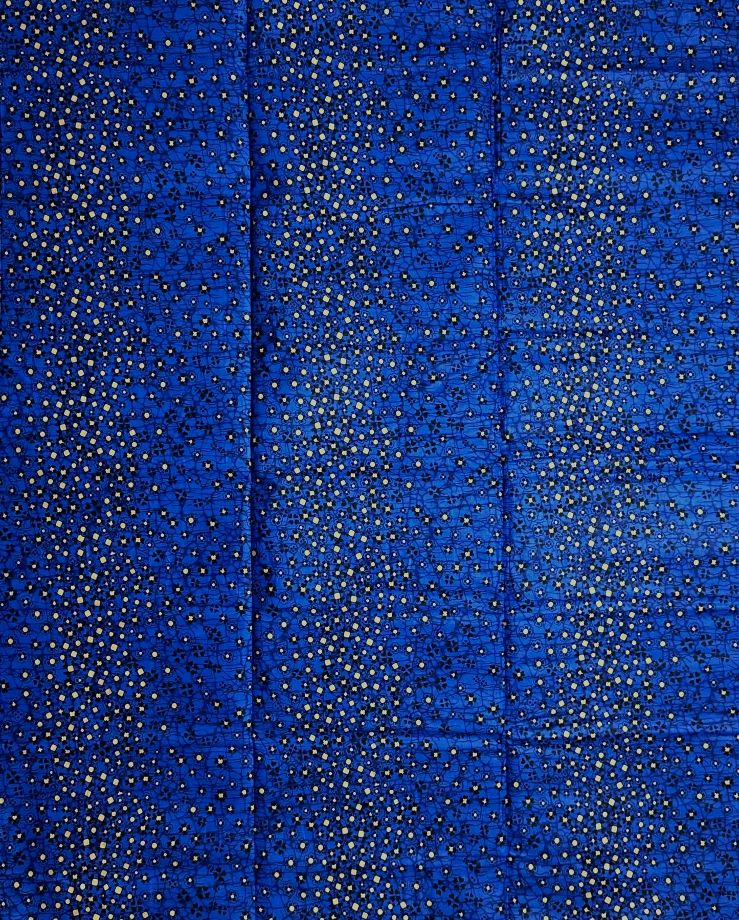 African Print Fabric, Ankara - Blue Fabric