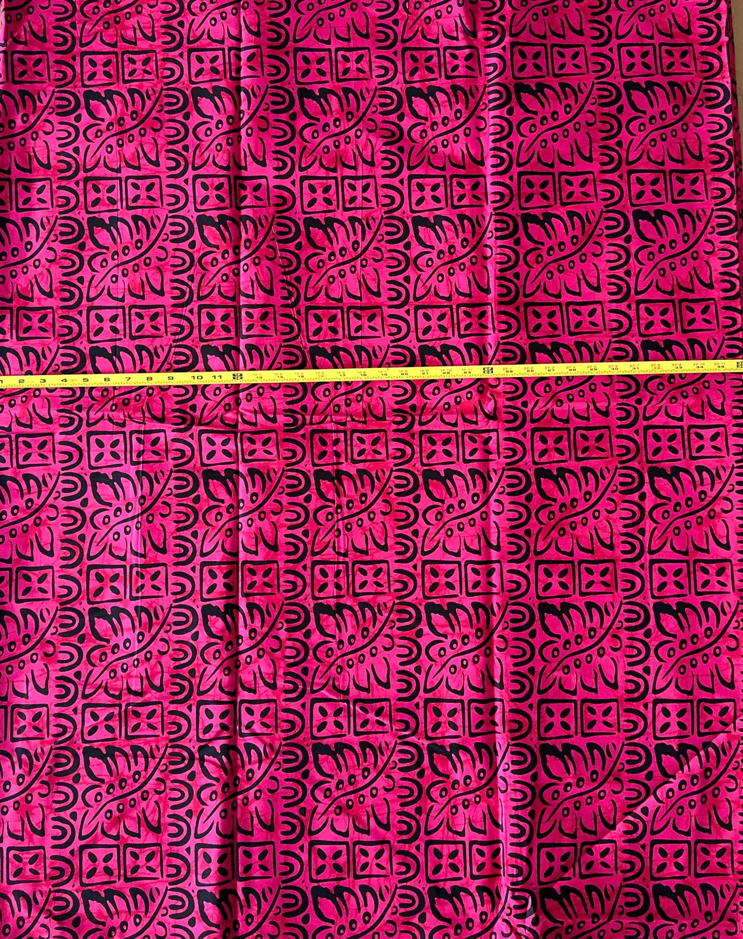 African Print Fabric, Ankara - Pink Fabric