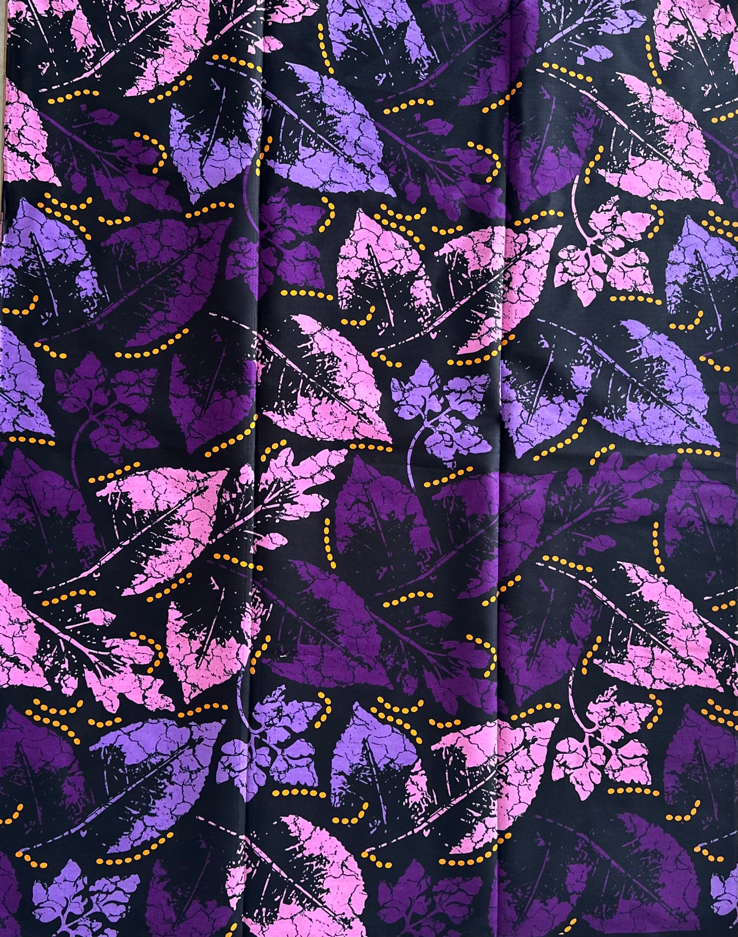 African Print Fabric, Ankara - Purple Fabric