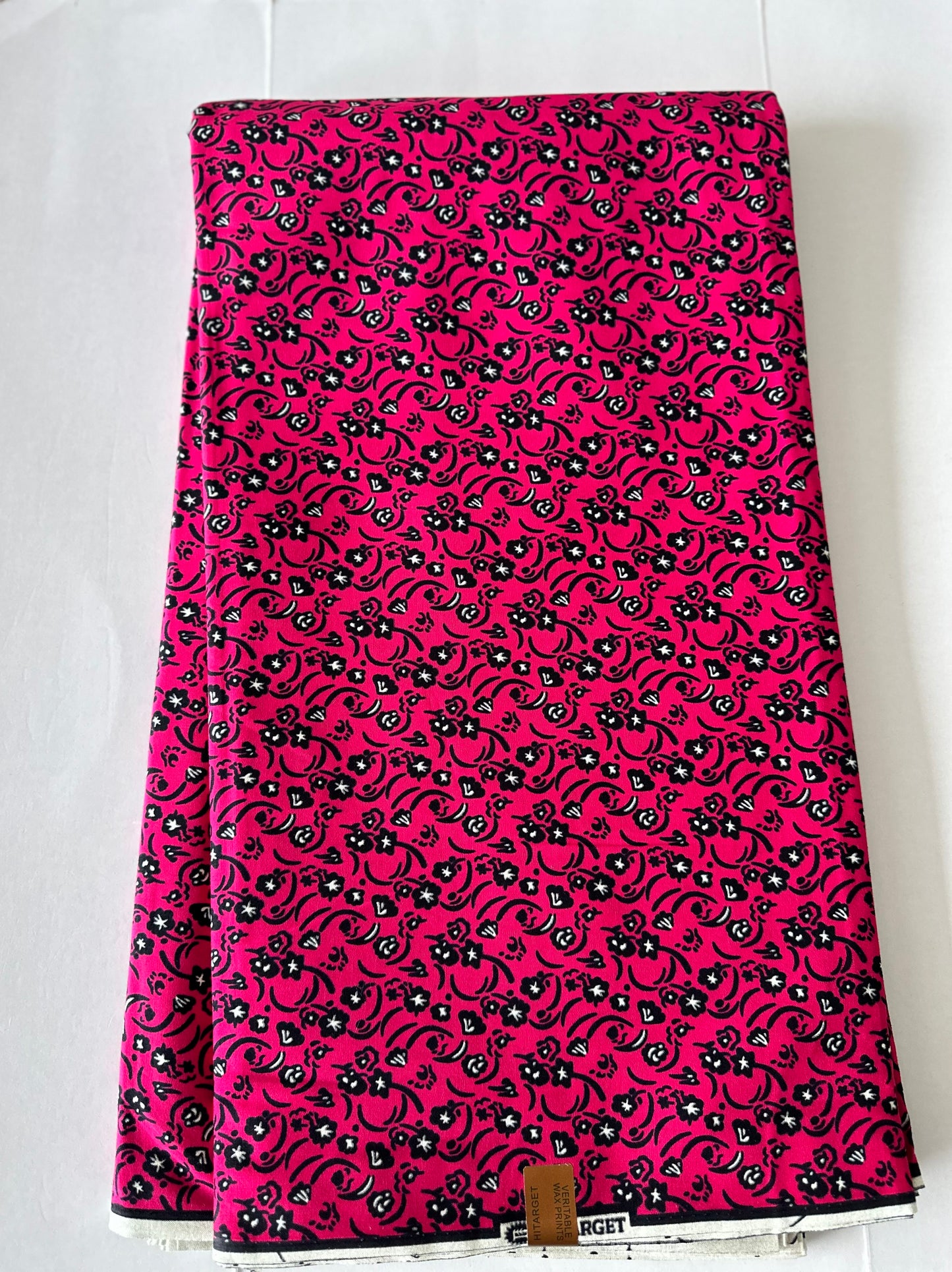 African Print Fabric, Ankara - Pink Fabric, African Clothing