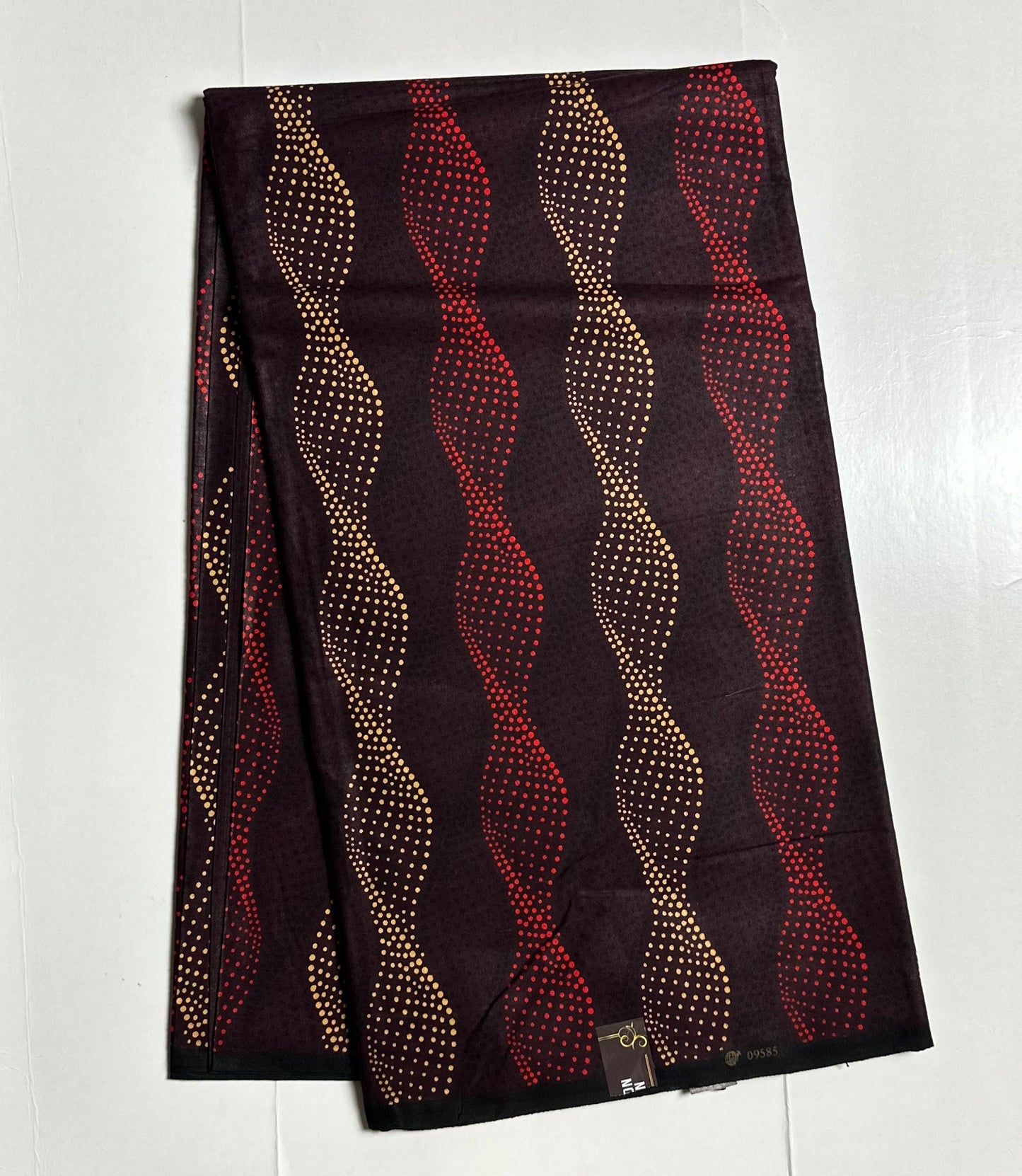 African Print Fabric, Ankara - Red, Marigold Fabric