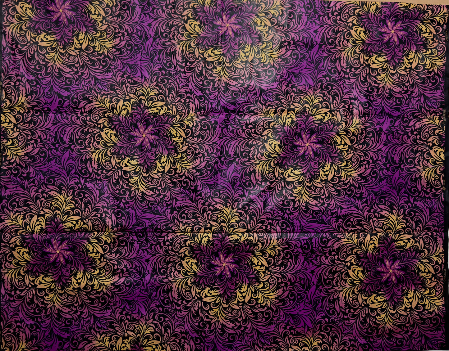 African Print Fabric, Ankara - Purple Fabric