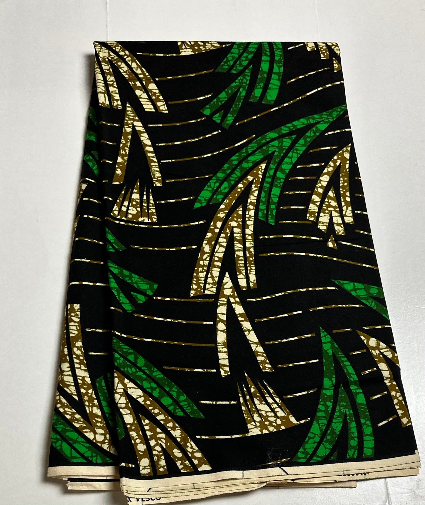 African Print Fabric, Ankara - Green Fabric